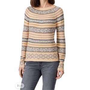 Sweet Baby Jamie Novelty Stripe Sweater Rent the Runway Preloved XS $165